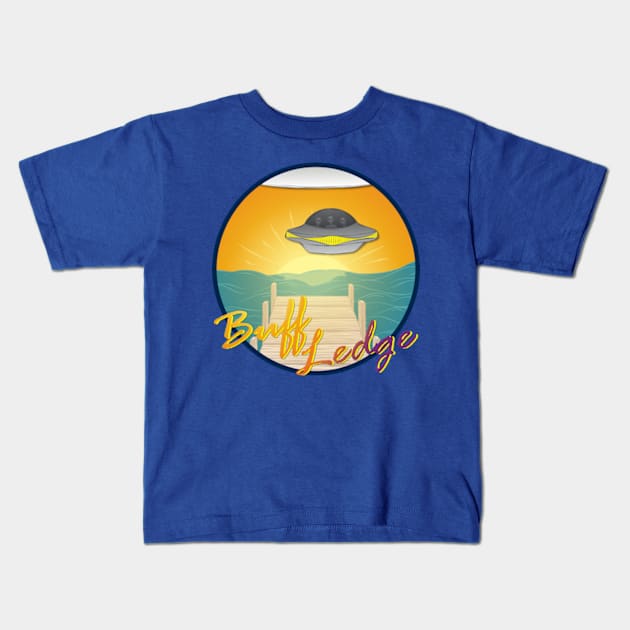 The Buff Ledge Incident Kids T-Shirt by Our Strange Skies